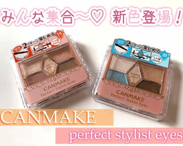 みんなだいすきCANMAKEから💓待望の新色2色登場💓
2色レビューしたので
良ければ参考にしてみてね〜！！


🍃CANMAKE
パーフェクトスタイリストアイズ 

No.19 アーバンコッパー
No