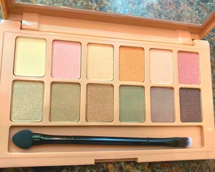 ヌードパレット ブラッシュド/MAYBELLINE NEW YORK/アイシャドウパレットを使ったクチコミ(2枚目)