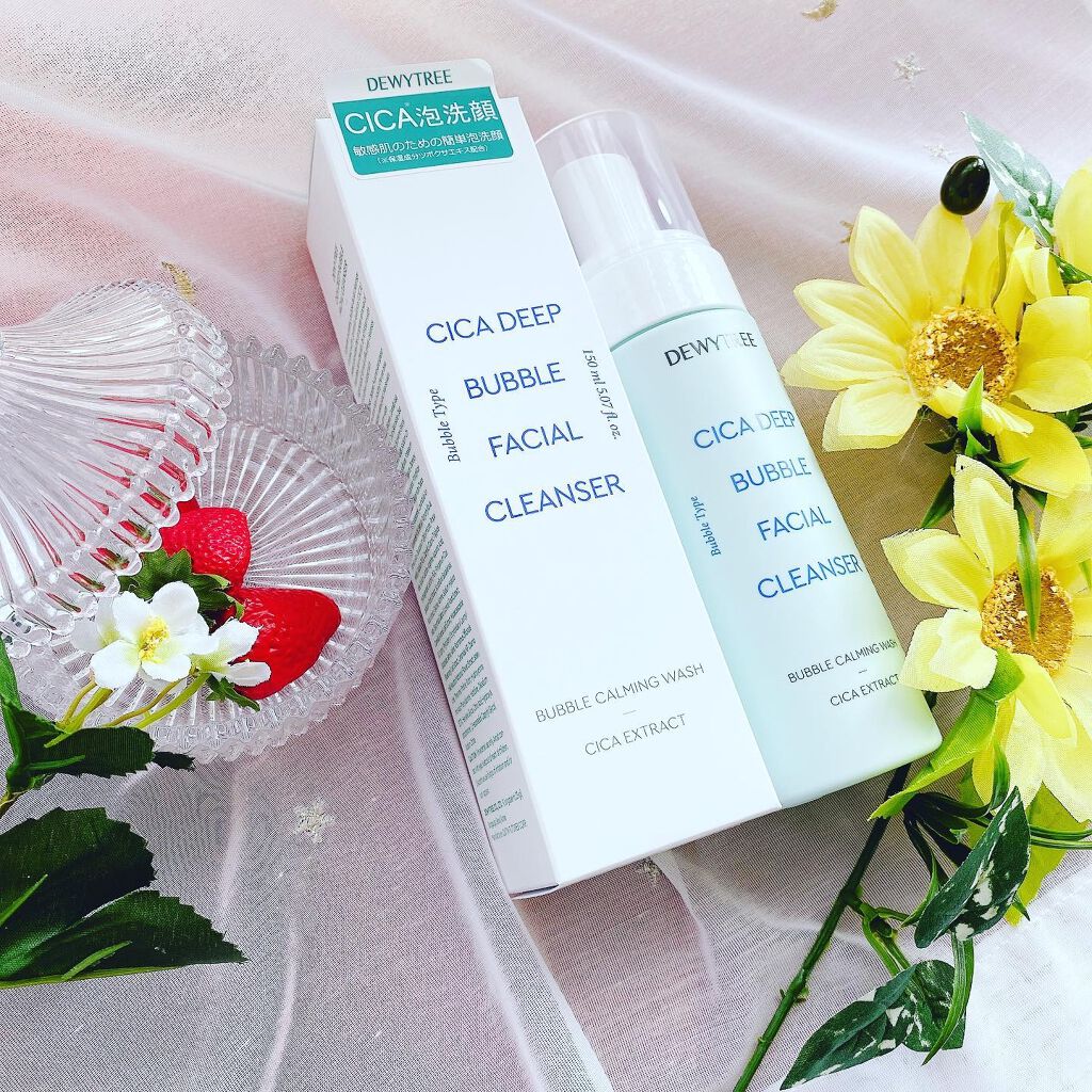 CICAバブルフェイシャルクレンザー /DEWYTREE/洗顔フォームを使ったクチコミ（1枚目）