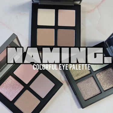 COLORFUL EYE PALETTE/NAMING./パウダーアイシャドウを使ったクチコミ（1枚目）