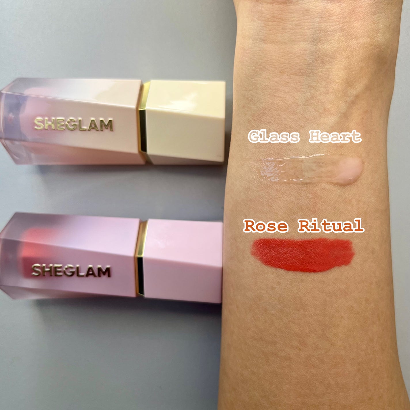 Festive Glow ギフトセット - Rose Ritual & Glass Heart/SHEGLAM/キット・セットを使ったクチコミ(3枚目)
