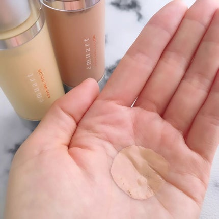 アクアゲルカラー/emuart(エミュアール)/リキッドファンデーションを使ったクチコミ(7枚目)