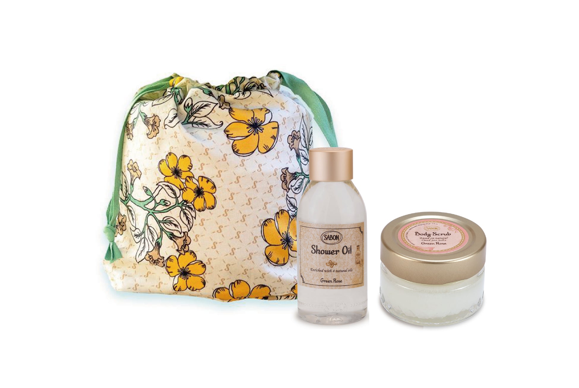 SABON ミニバスタイムキット グリーン・ローズ