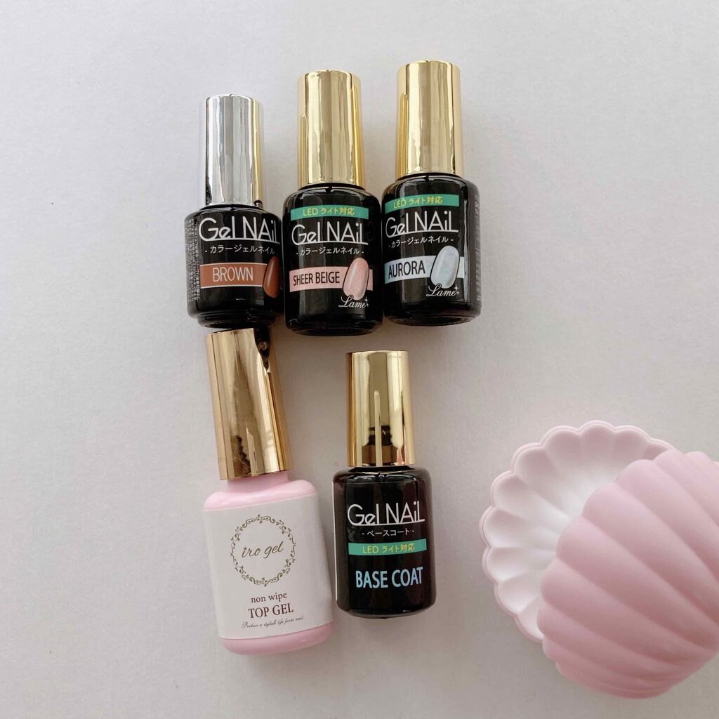 ジェルネイル(ライト対応)/セリア/ジェルネイルを使ったクチコミ(3枚目)