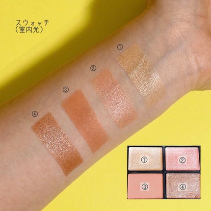 クワッドアイシャドー/NARS/アイシャドウパレットを使ったクチコミ(4枚目)