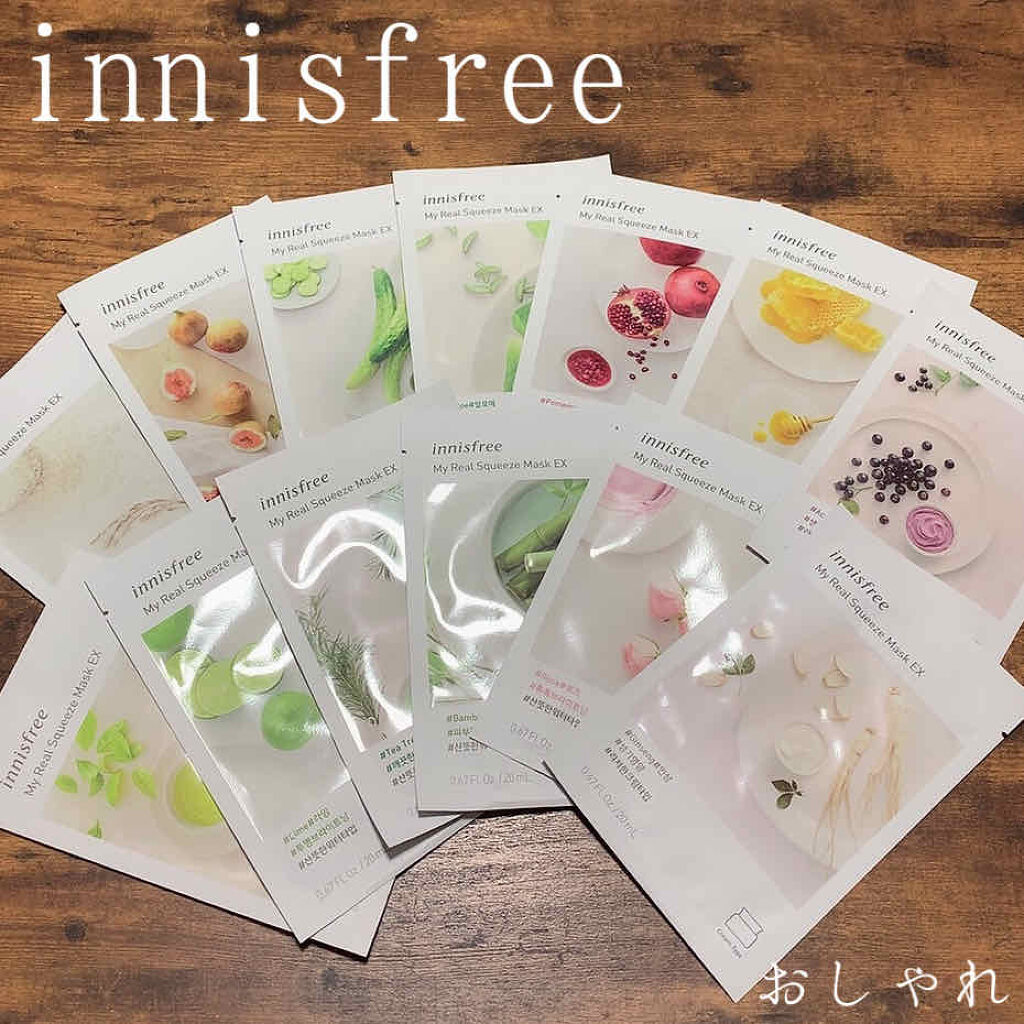 マイリアル スクイーズ マスクシート/innisfree/シートマスク・パックを使ったクチコミ（1枚目）