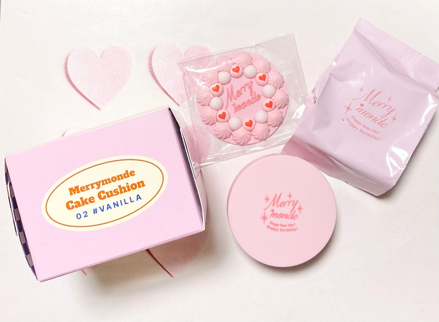 ハッピーユアデイクッション/Merrymonde/クッションファンデーションを使ったクチコミ(1枚目)