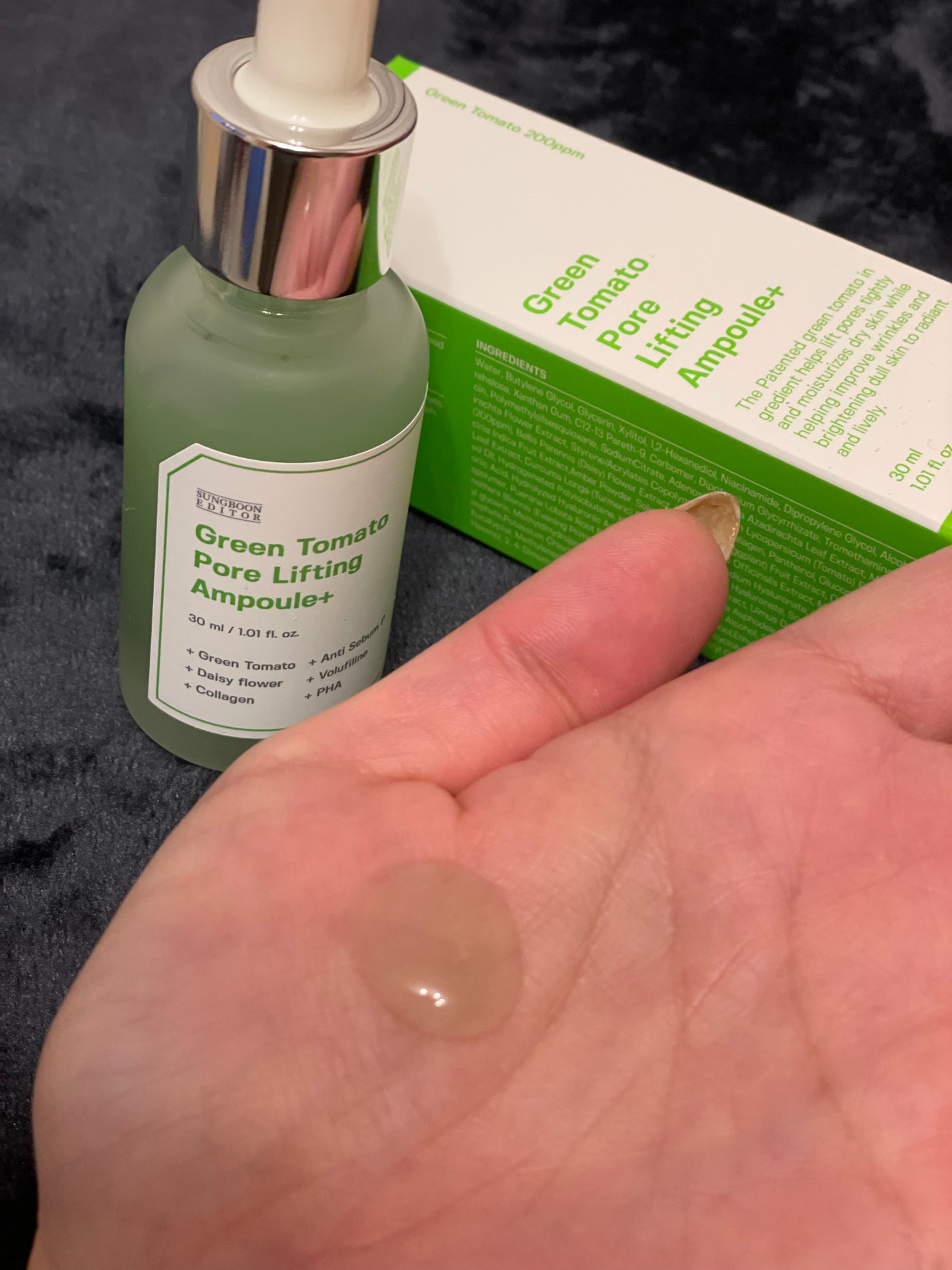 グリーントマトポアリフティングアンプル+/SUNGBOON EDITOR(成分エディター)/美容液を使ったクチコミ(3枚目)