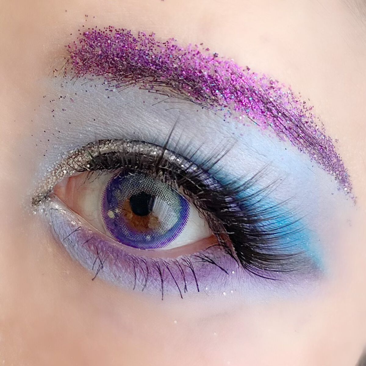 Pressed Glitter Eye Shadow Palette/Beauty glazed/アイシャドウパレットを使ったクチコミ（1枚目）