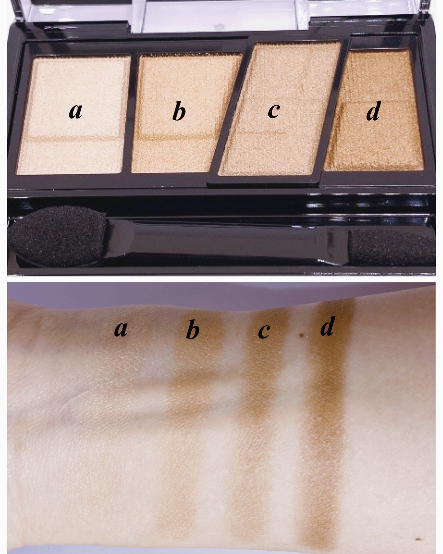 デザイニングブラウンアイズ EX-2 浅煎りブラウン(ライトローストブラウン)(限定)/KATE/アイシャドウパレットを使ったクチコミ（2枚目）