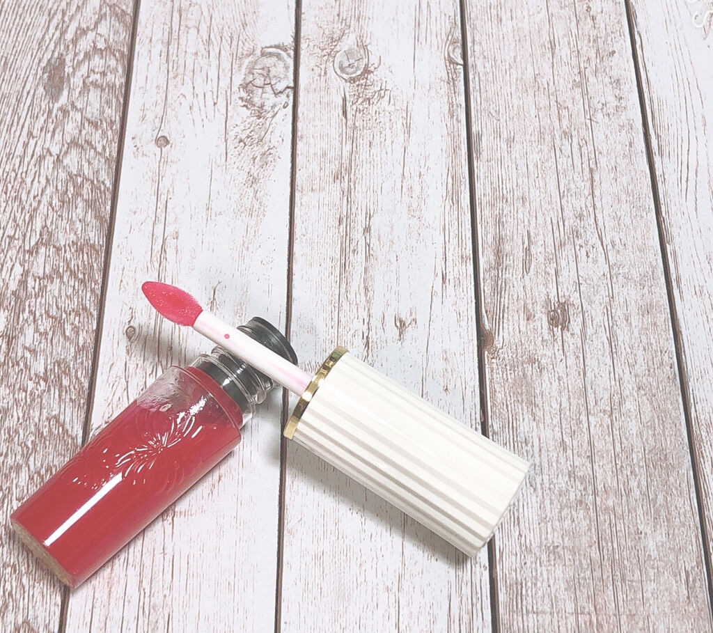 リキッドルージュ ティント(1/5新発売) 01　カクテルチェリー（みずみずしく鮮やかなチェリーレッド）/PAUL & JOE BEAUTE/リップティントを使ったクチコミ（2枚目）