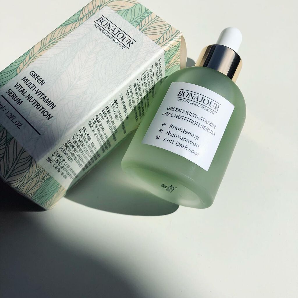 グリーンビタミンセラム/Bonajour/美容液を使ったクチコミ（1枚目）