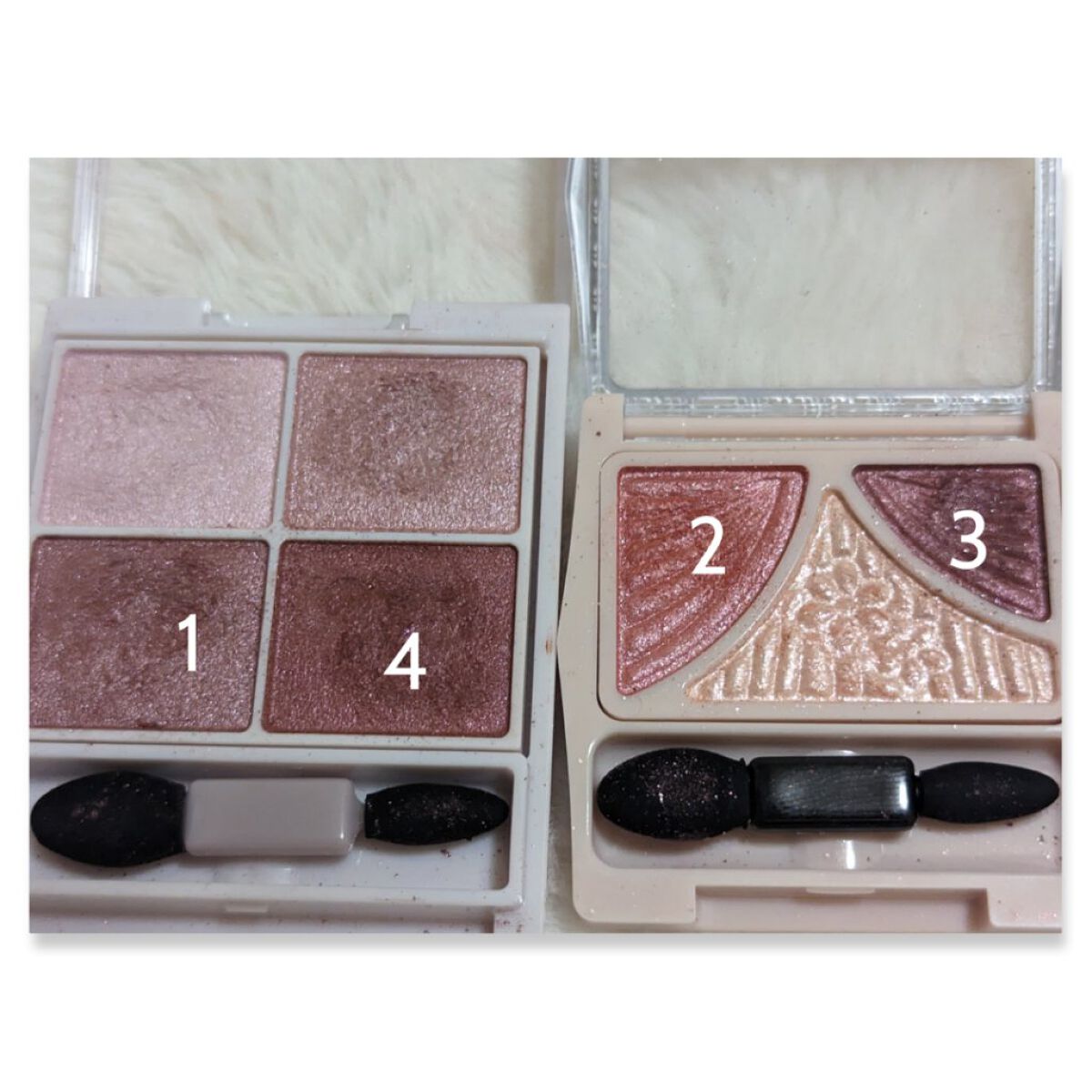 ジューシーピュアアイズ/キャンメイク/アイシャドウパレットを使ったクチコミ（3枚目）