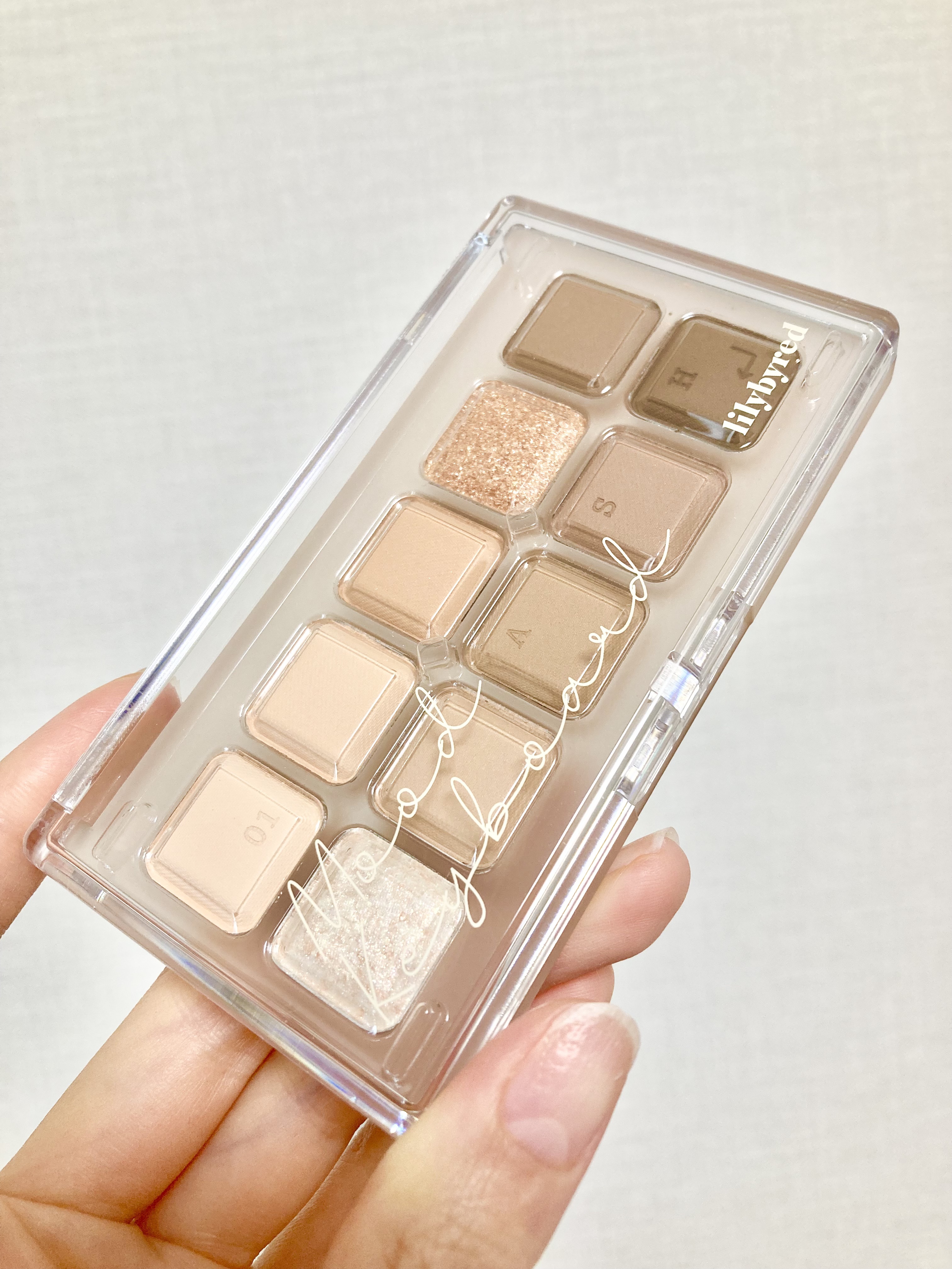 ムードキーボード 01 アッシュシナモン(Ash Cinanamon)/lilybyred/アイシャドウパレットを使ったクチコミ（1枚目）