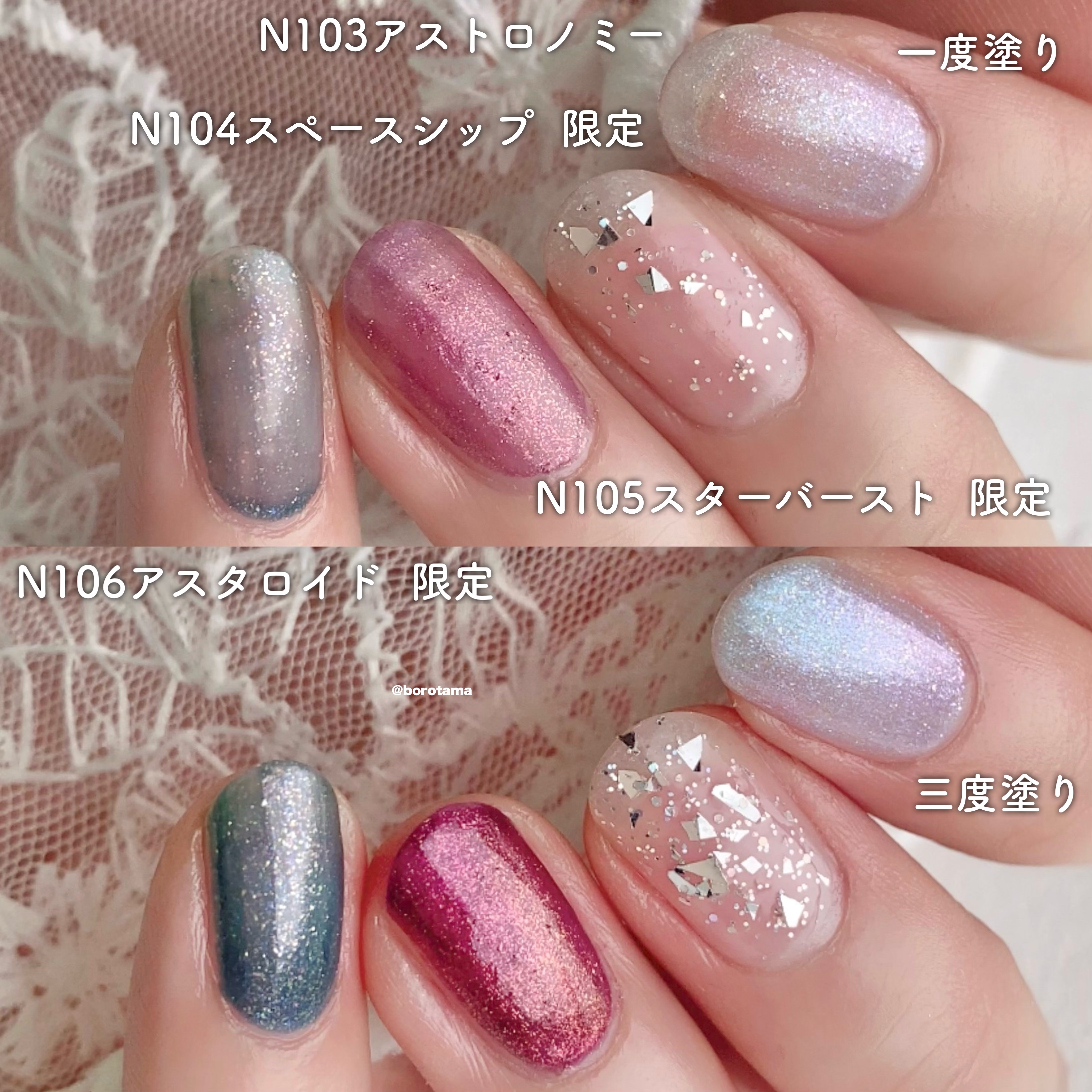 カラフルネイルズ/キャンメイク/マニキュアを使ったクチコミ（3枚目）