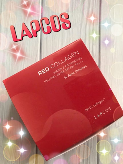 レッドコラーゲンマーブルファンデーション/ラプコス/その他ファンデーションを使ったクチコミ(1枚目)