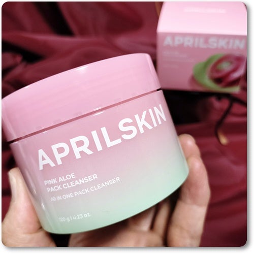 ピンクアロエメレンゲクレンザー/APRILSKIN/その他洗顔料を使ったクチコミ(1枚目)