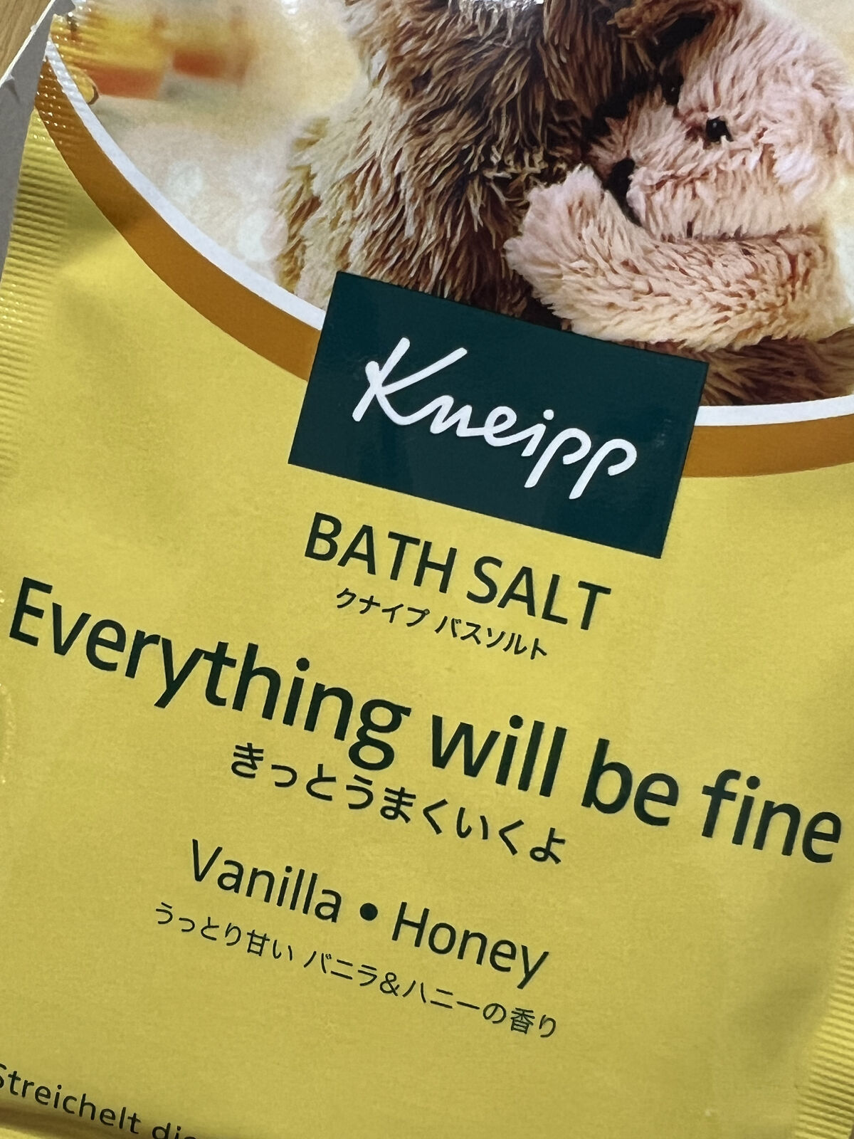 クナイプ バスソルト バニラ＆ハニーの香り/クナイプ/無機塩系入浴剤を使ったクチコミ（2枚目）