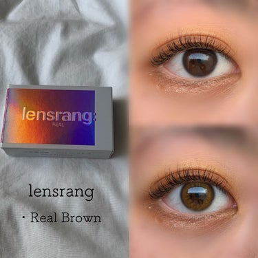 OLOLA リアル (Real)のクチコミ「\lensrang 1month Real Brown/

新ブランドLesrang入店記念先.....」（1枚目）