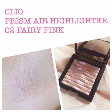 プリズム エアー ハイライター 02 FAIRY PINK/CLIO/パウダーハイライトを使ったクチコミ（2枚目）