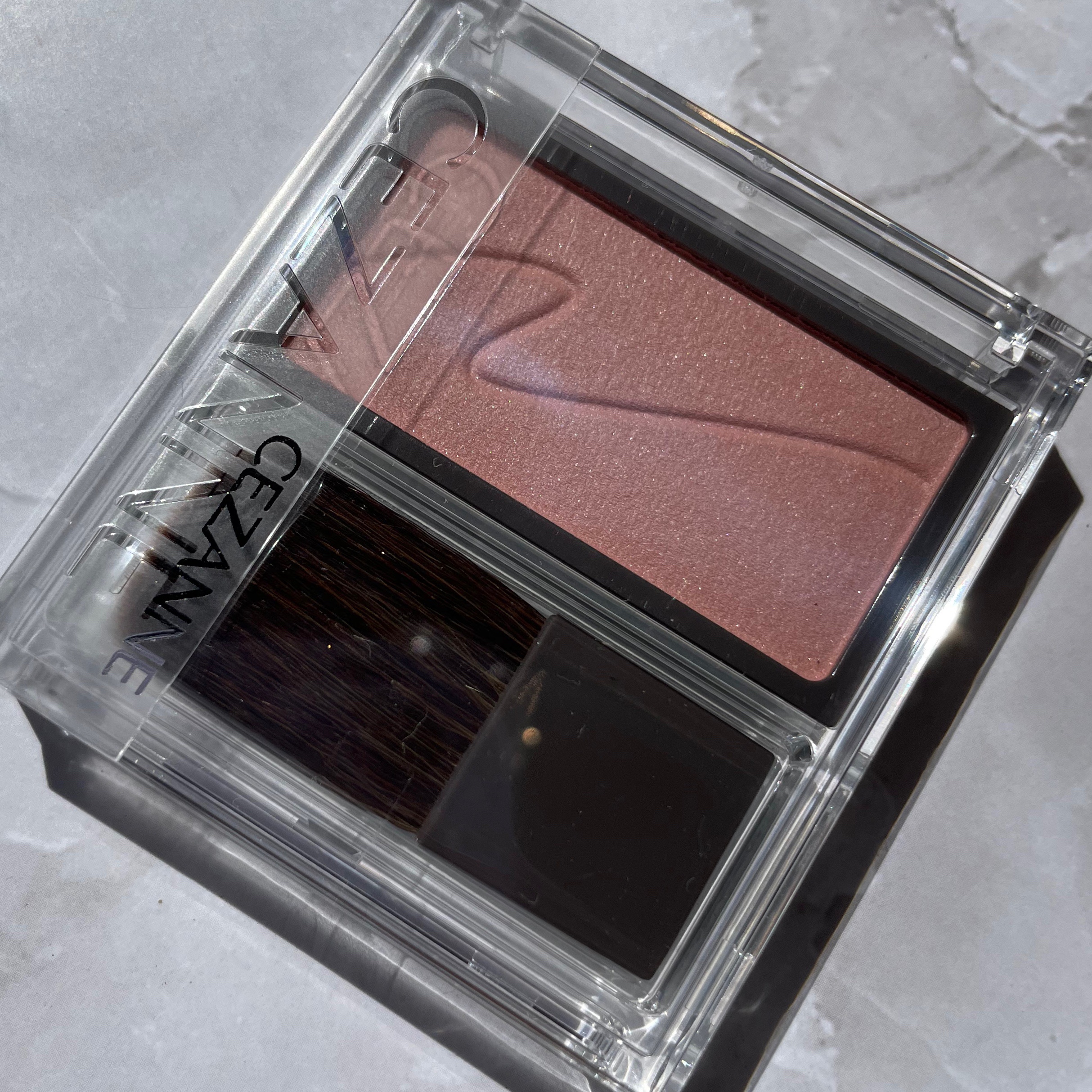 チークブラッシュ/CEZANNE/パウダーチークを使ったクチコミ（1枚目）