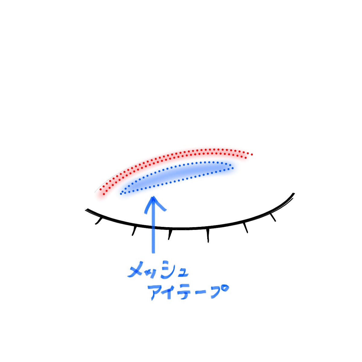 オリシキ アイリッドスキンフィルム /D-UP/二重まぶた用アイテムを使ったクチコミ(5枚目)