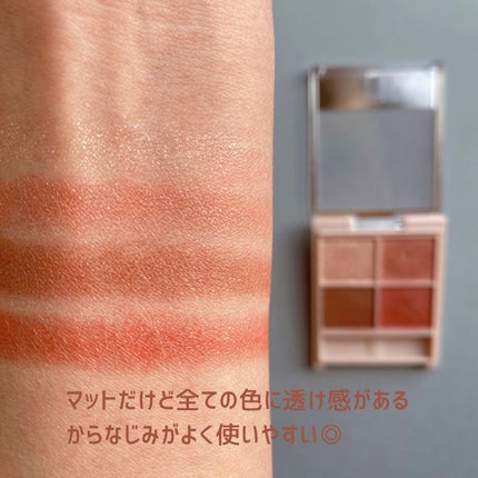 シルキースフレアイズ(マットタイプ)/キャンメイク/アイシャドウパレットを使ったクチコミ(5枚目)