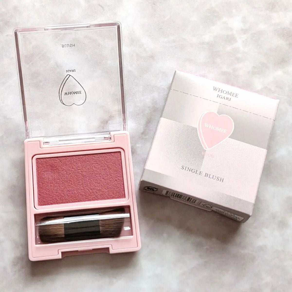 フーミー シングルブラッシュ/WHOMEE/パウダーチークを使ったクチコミ(2枚目)