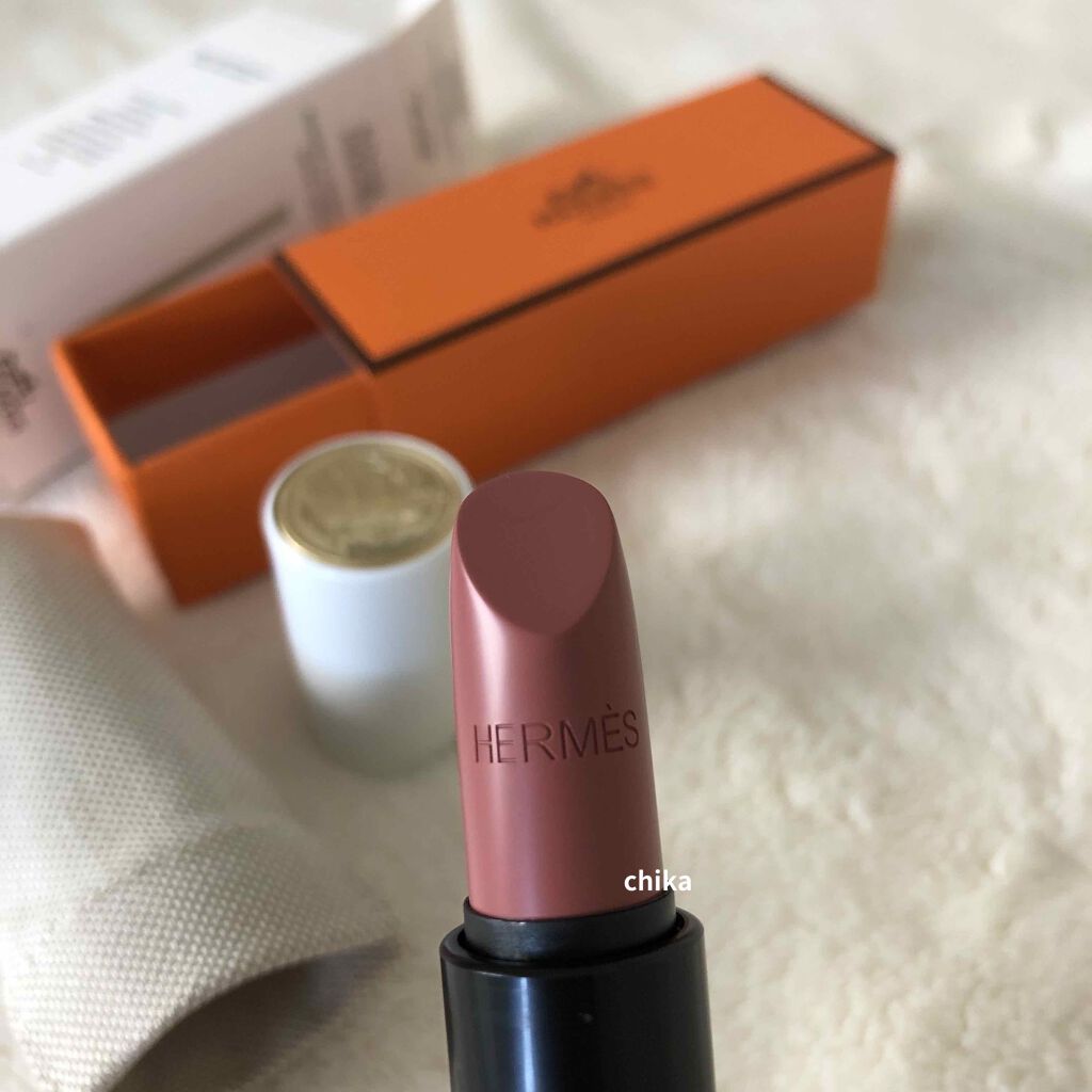 〈ルージュ・エルメス〉 ルージュ ア レーヴル サティネ/エルメス/口紅を使ったクチコミ(2枚目)