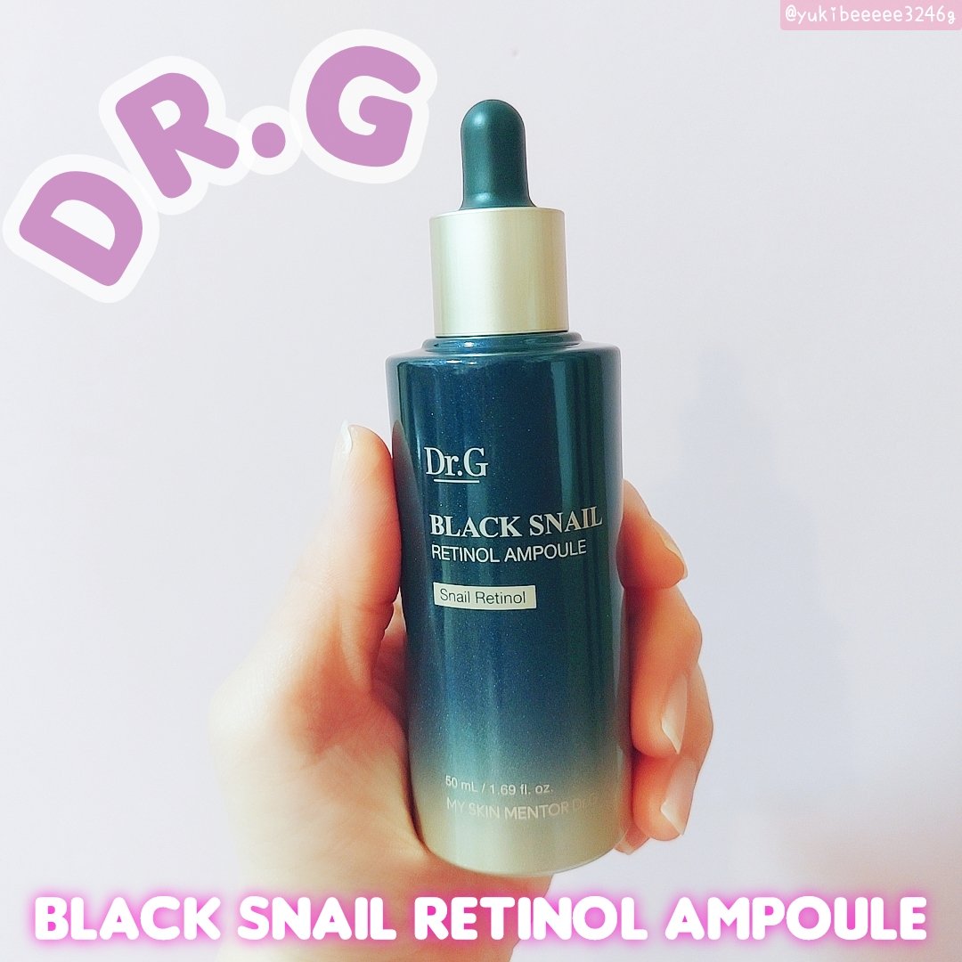 ⁡
⁡Dr.Gのプロモーションに参加しています。

⁡‎𓊆 Dr.G　ブラックスネイルレチノールアンプル 𓊇

Dr.Gの弾力ケアにおすすめな
ブラックスネイルレチノールアンプル！

ミルクみたいなテクスチャーで
なめらかな塗り心地で
