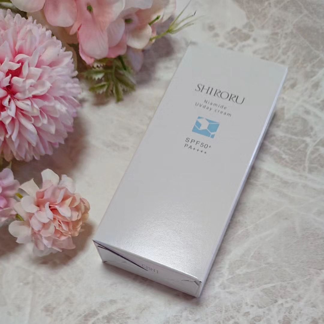 ナイアミドUVデイクリーム/SHIRORU/日焼け止めクリームを使ったクチコミ(2枚目)