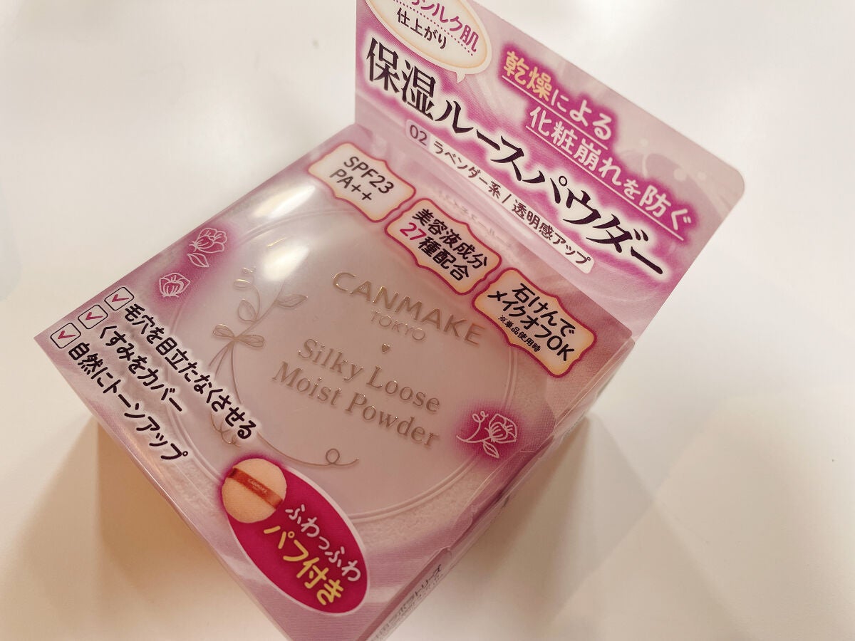 シルキールースモイストパウダー/キャンメイク/ルースパウダーを使ったクチコミ(3枚目)