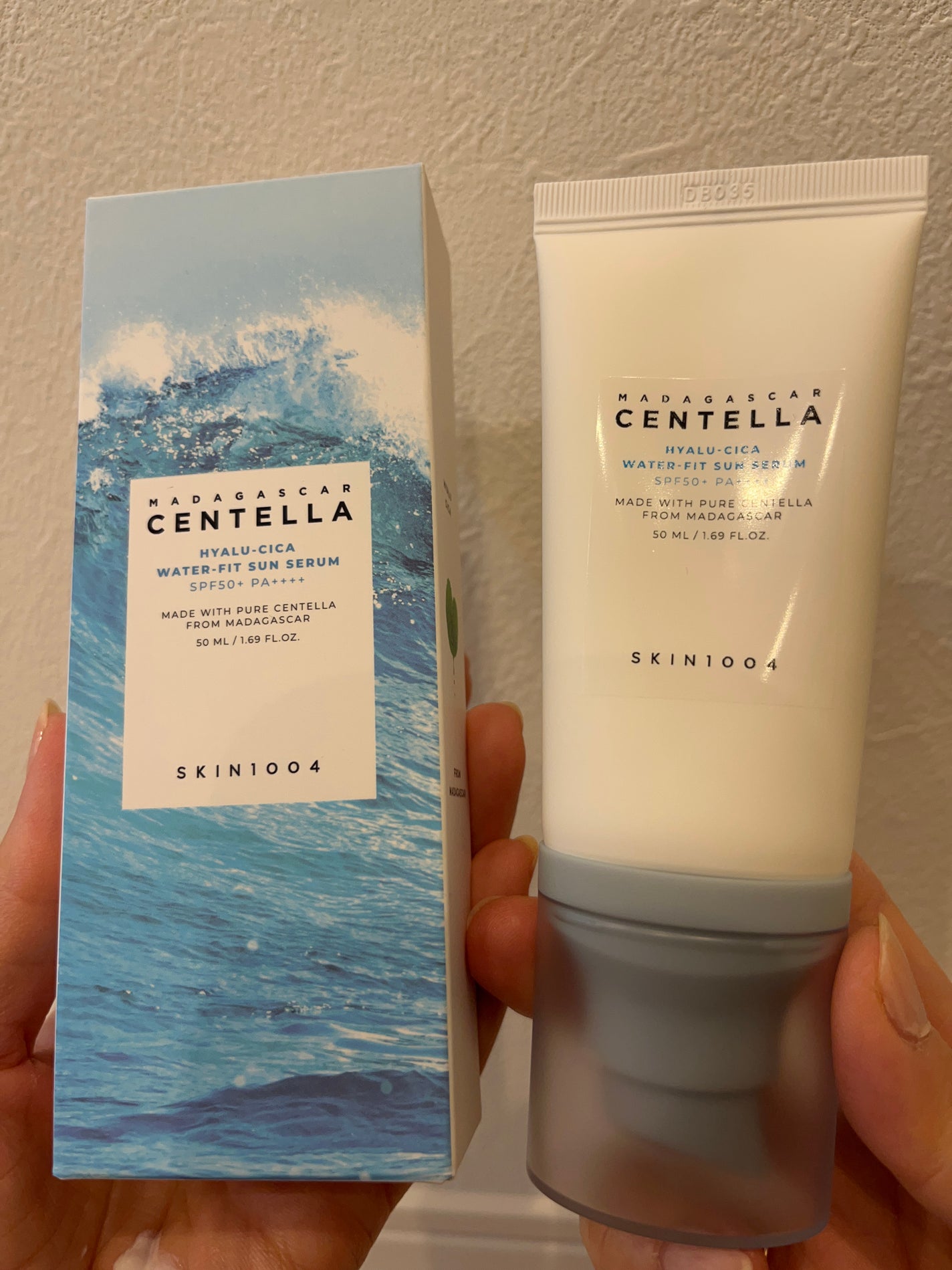 ヒアルーシカ ウォーターフィット サンセラム/SKIN1004/日焼け止めローションを使ったクチコミ(5枚目)