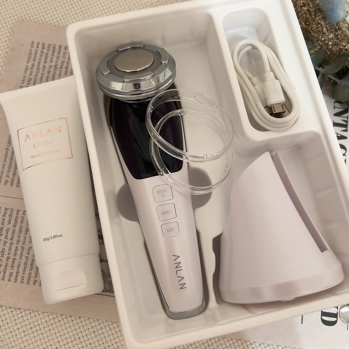 多機能温冷美顔器/ANLAN/美顔器・マッサージを使ったクチコミ（3枚目）