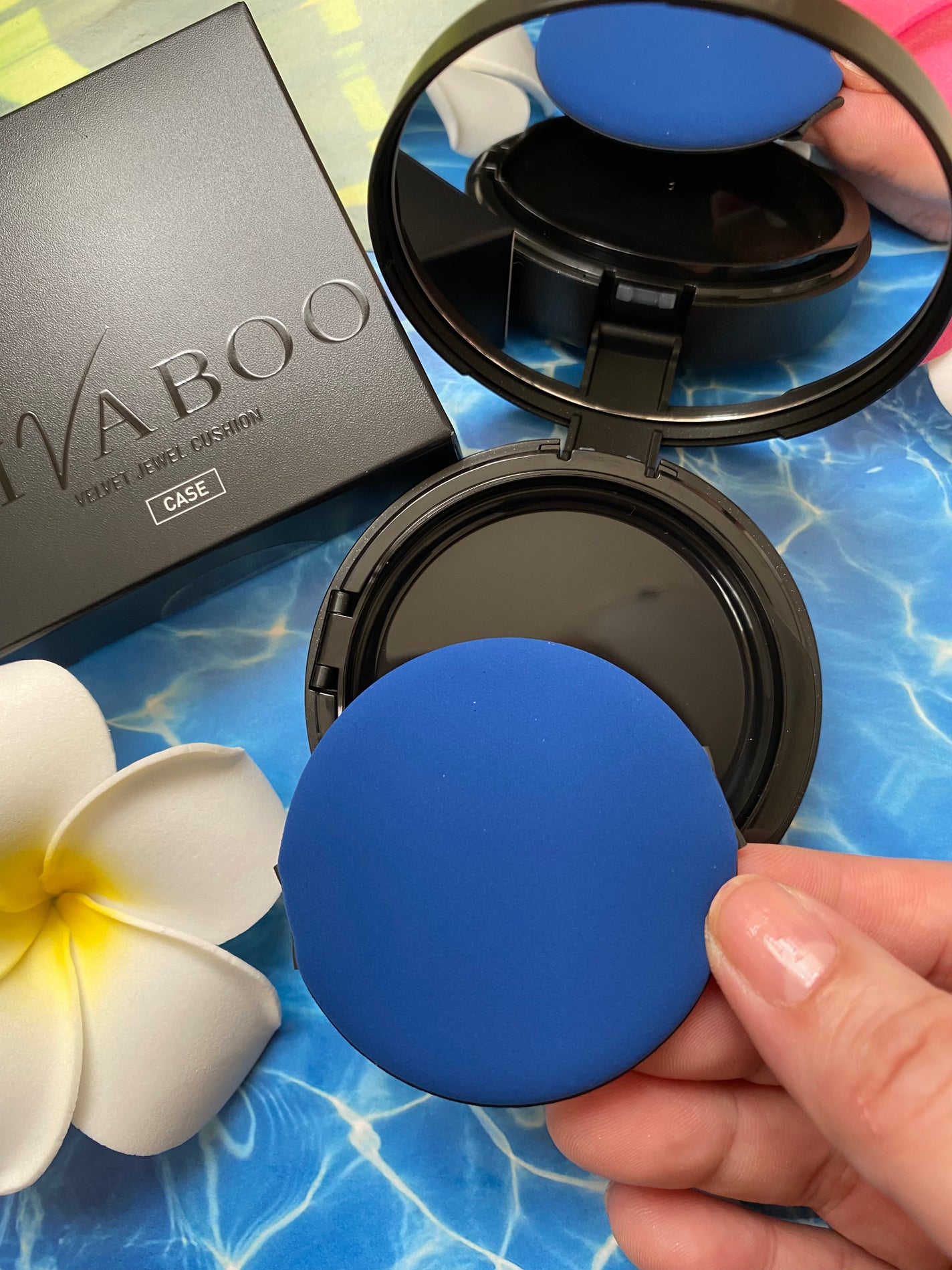 ベルベットジュエルクッション/BIVABOO/クッションファンデーションを使ったクチコミ(2枚目)