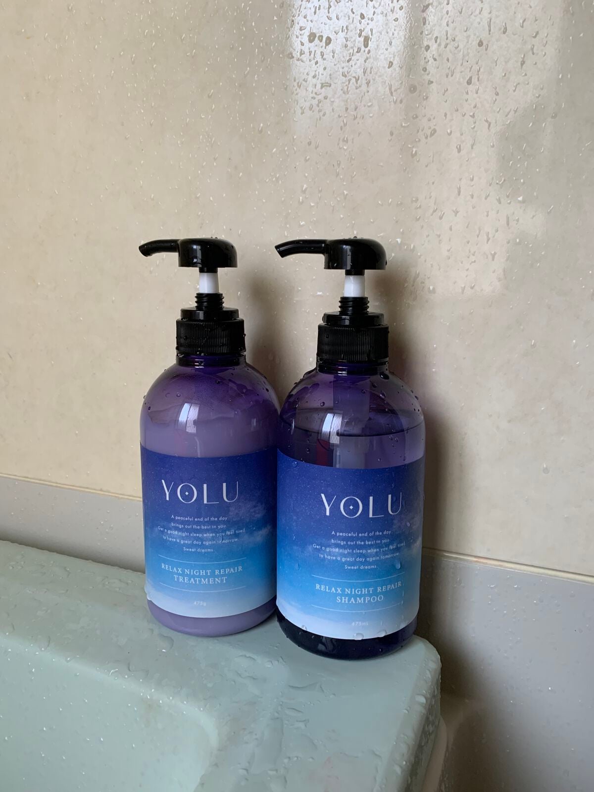カームナイトリペアシャンプー/トリートメント/YOLU/市販シャンプーを使ったクチコミ(1枚目)