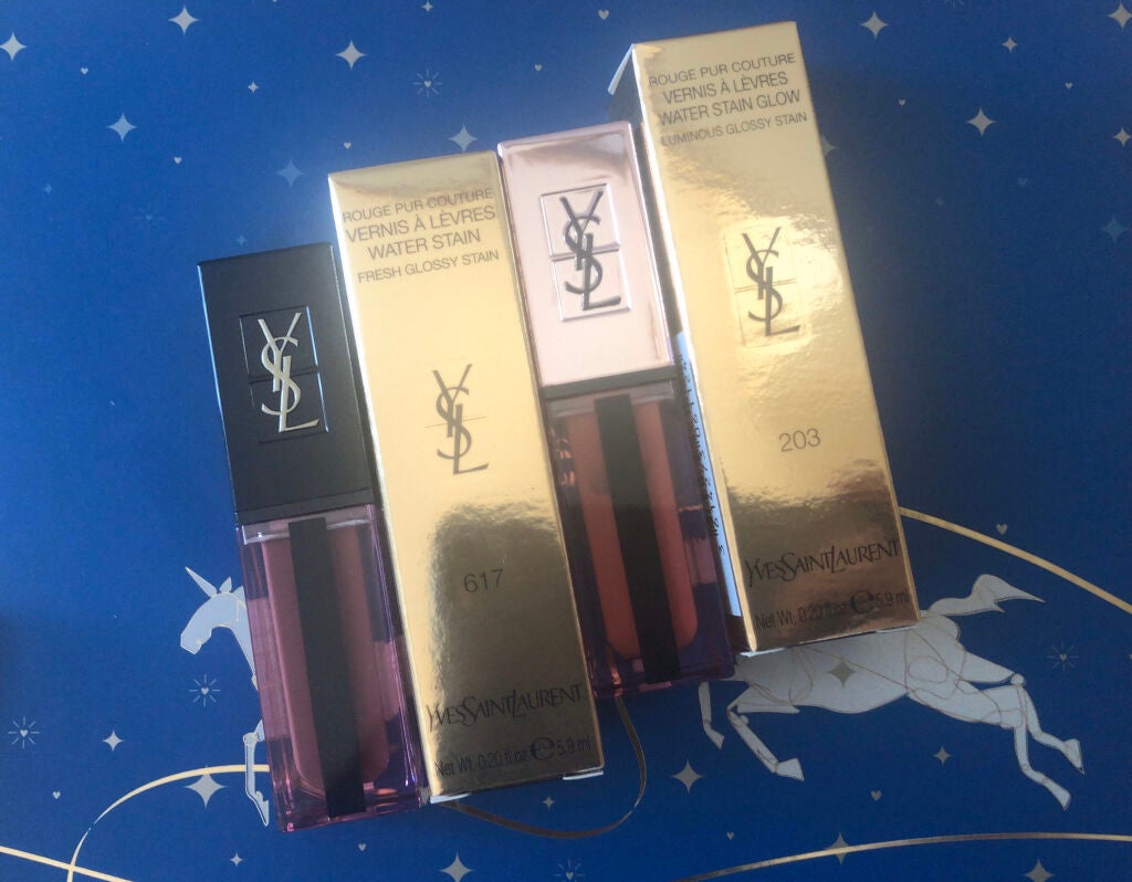 ルージュ ピュールクチュール ヴェルニ ウォーターステイン/YVES SAINT LAURENT BEAUTE/口紅を使ったクチコミ(1枚目)