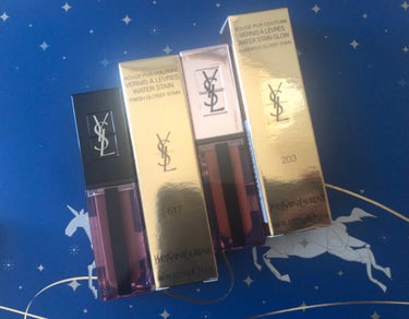 ルージュ ピュールクチュール ヴェルニ ウォーターグロウ No.203 リストリクテッド ピンク/YVES SAINT LAURENT BEAUTE/口紅を使ったクチコミ（1枚目）