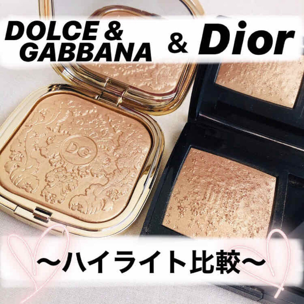 バロックライト ハイライティングパウダー １ Precious Gold/DOLCE&GABBANA BEAUTY/プレストパウダーを使ったクチコミ（1枚目）