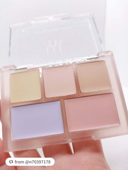 コンシールブレンダーパレット/LUNA/パレットコンシーラーを使ったクチコミ(3枚目)