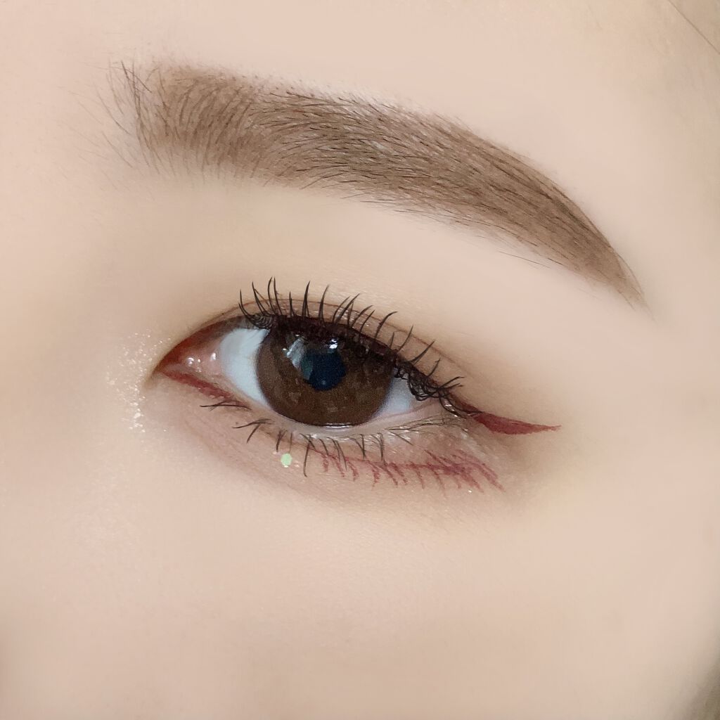 ケイト デザイニングアイブロウ3D EX-6 レッドブラウン(本体)/KATE/パウダーアイブロウを使ったクチコミ（3枚目）