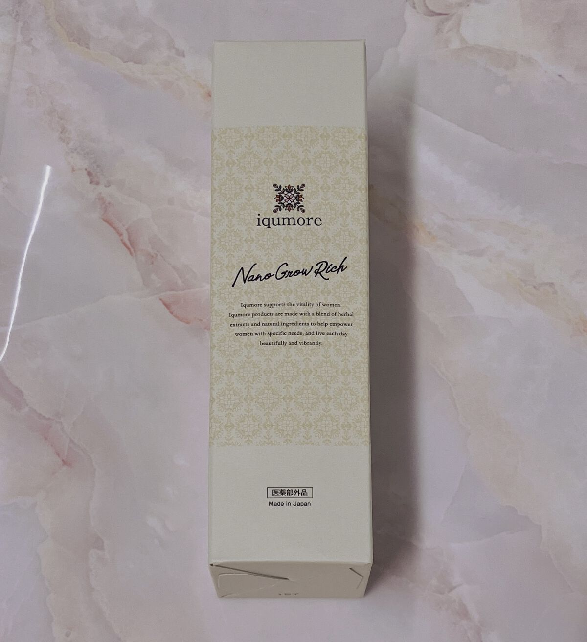 ナノグロウリッチ/iqumore/頭皮ローションを使ったクチコミ（1枚目）