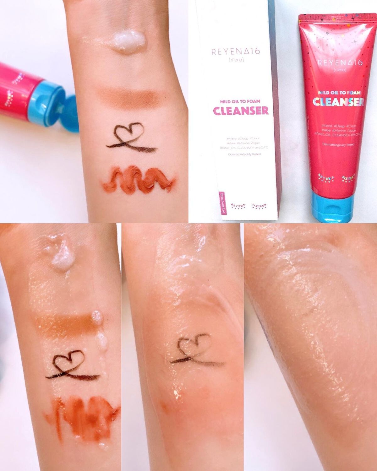 マイルドオイルトゥーフォームクレンザー/REYENA16/オイルクレンジングを使ったクチコミ(2枚目)