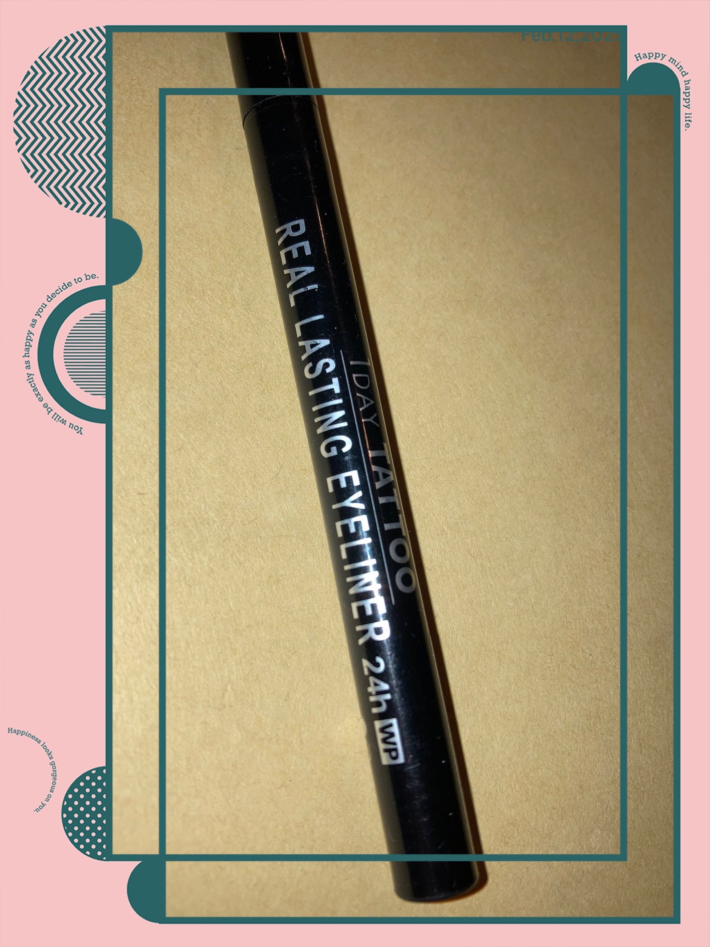 リアルラスティングアイライナー24hWP/K-パレット/リキッドアイライナーを使ったクチコミ(1枚目)