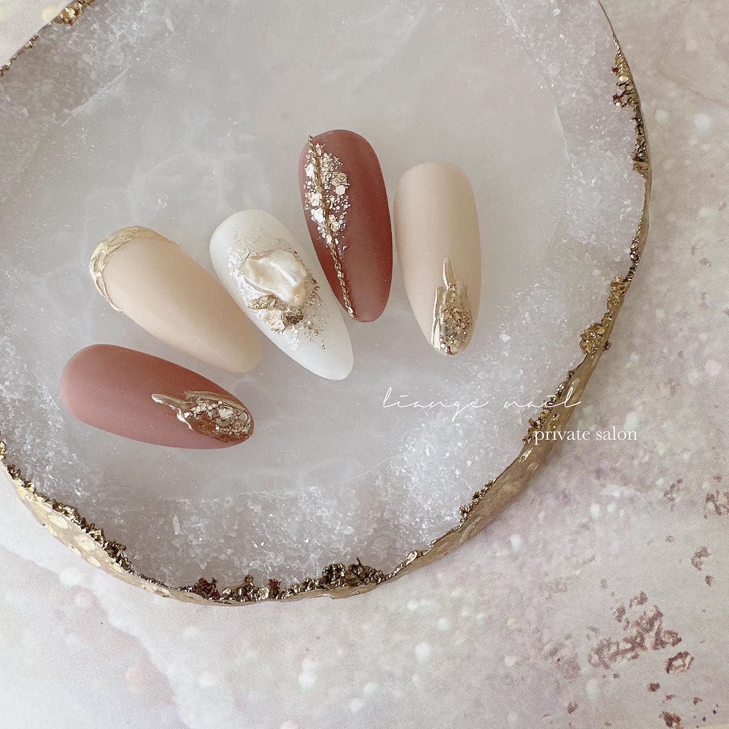 #ネイル,#大人ニュアンスネイル,#ニュアンスネイル,#ジェルネイル,#秋ネイル,#マットネイルのネイルデザイン