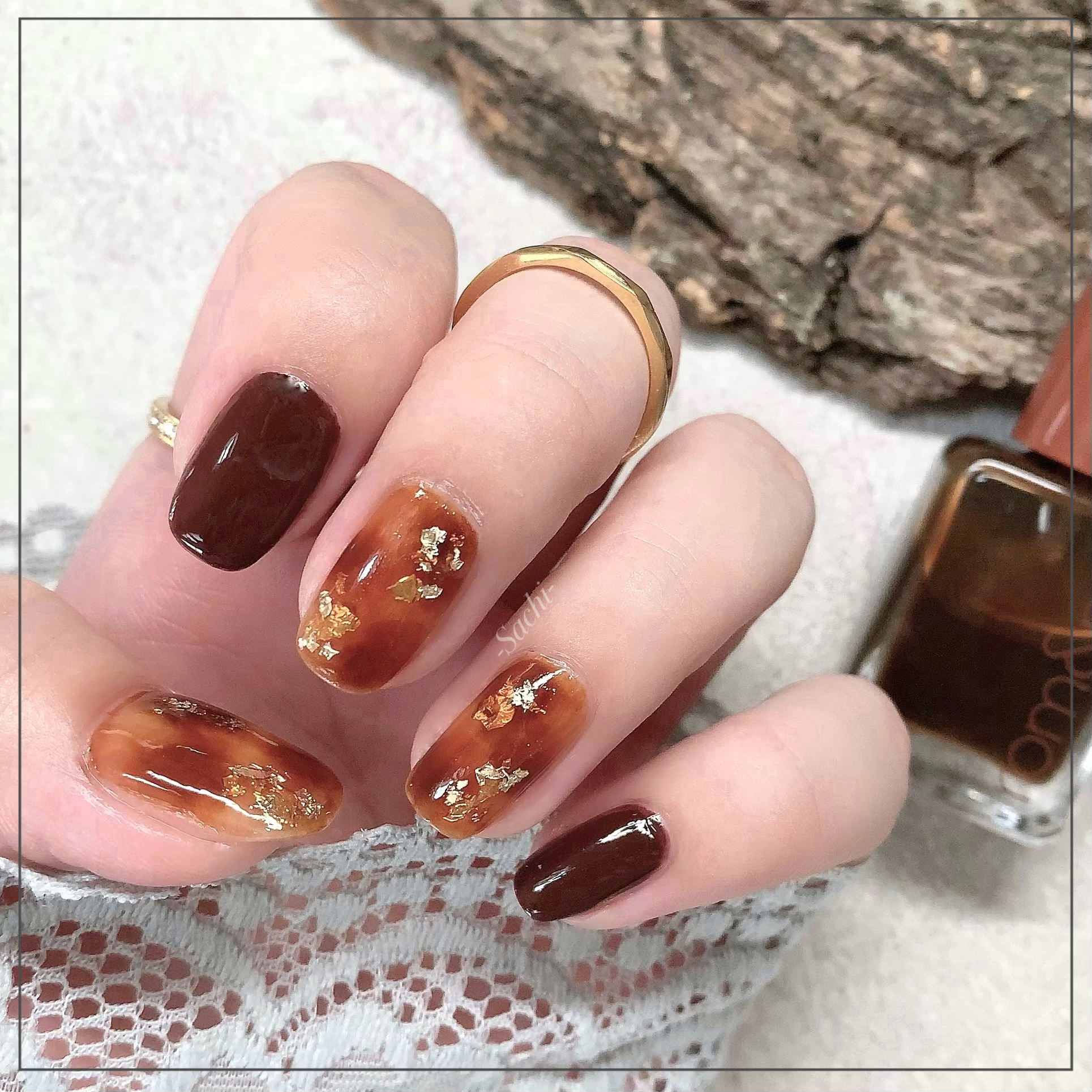 ムードペブルネイル/rom&nd/マニキュアを使ったクチコミ（2枚目）