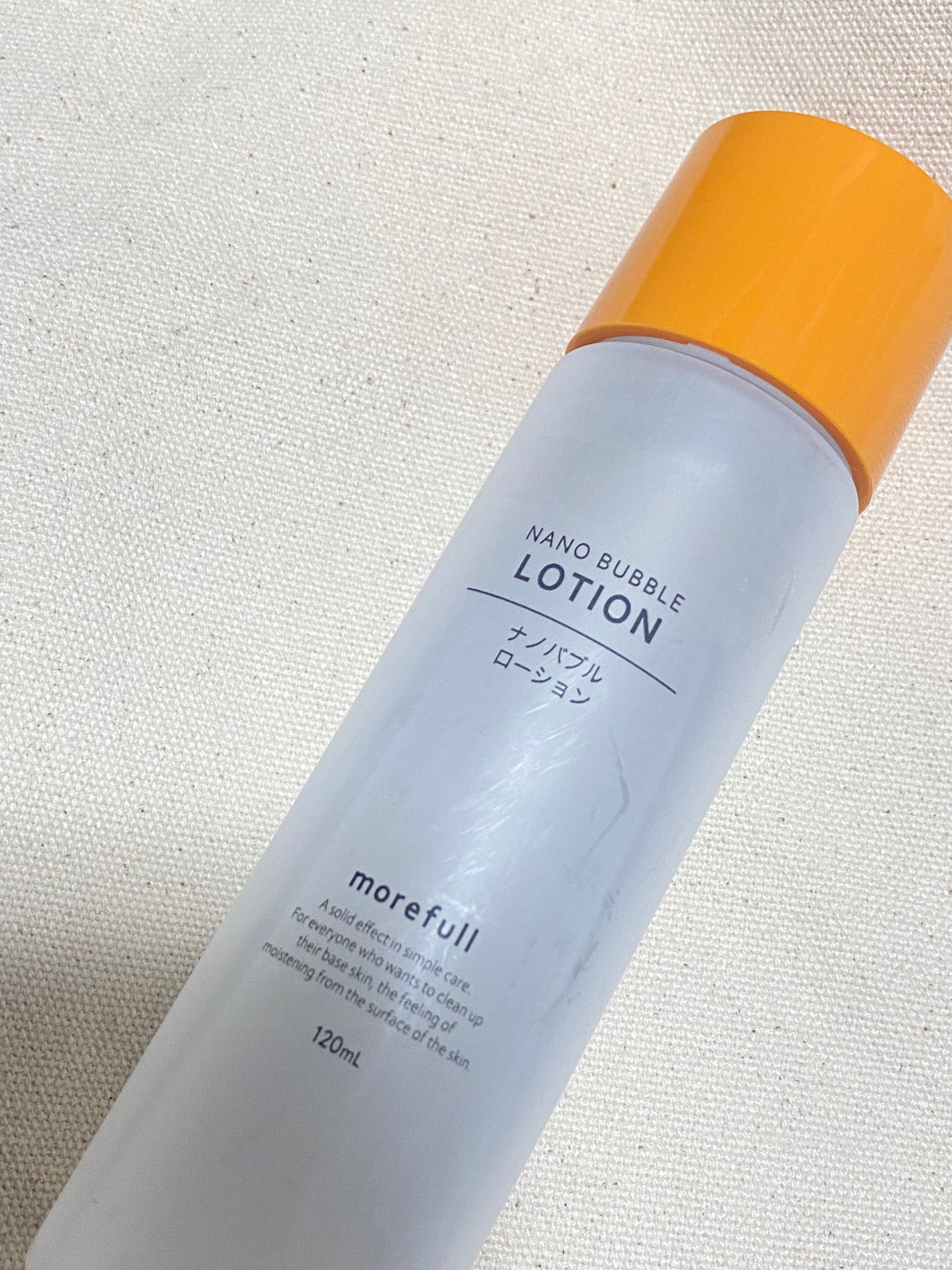 ナノバブルローション/morefull /化粧水を使ったクチコミ(1枚目)