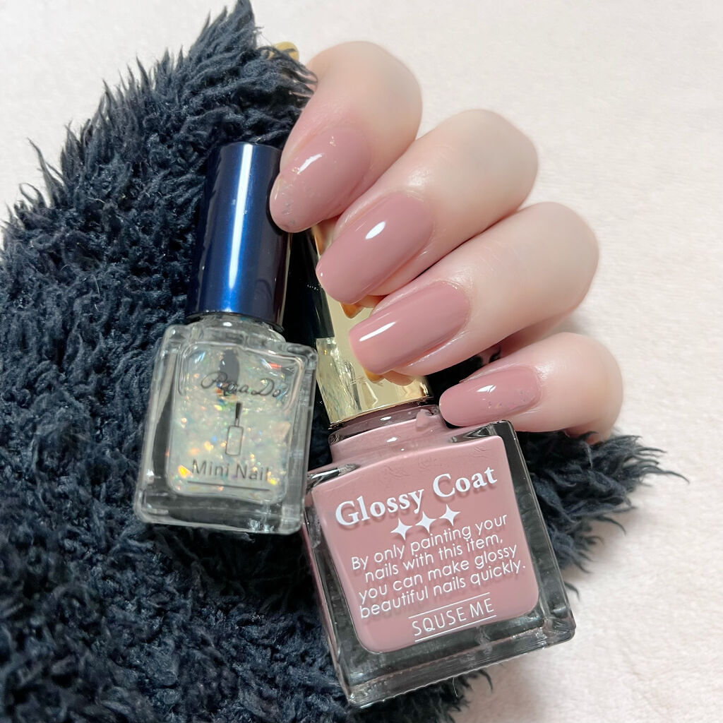 グロッシーコート/スキューズミー/オールインワンネイルを使ったクチコミ（1枚目）