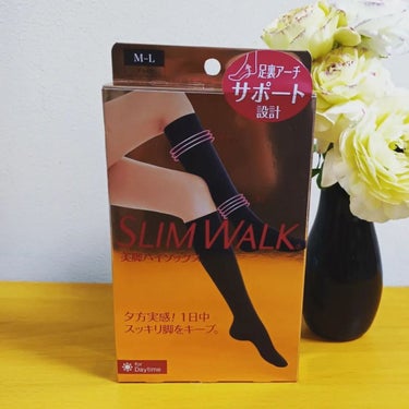 スリムウォーク 美脚ハイソックス スリムウォーク_スリムウォーク美脚ハイソックスM～L/SLIMWALK/レッグ・フットケアを使ったクチコミ（1枚目）