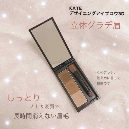 ケイト デザイニングアイブロウ3D/KATE/パウダーアイブロウを使ったクチコミ(1枚目)